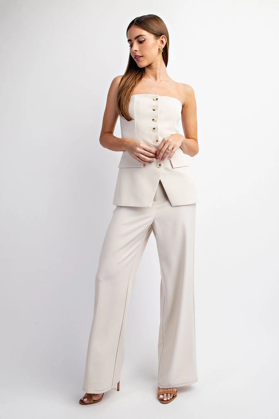 Chloe Ivory Tailored Trousers